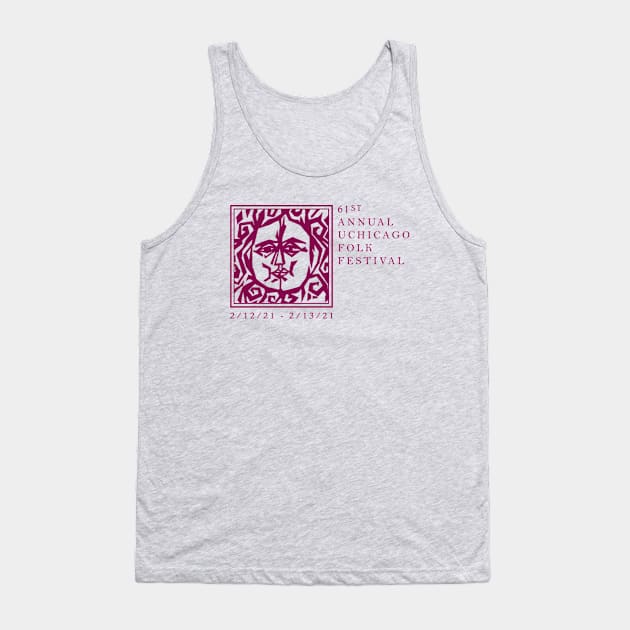 61st Annual UChicago Folk Festival Gear Tank Top by UofC Folklore Society